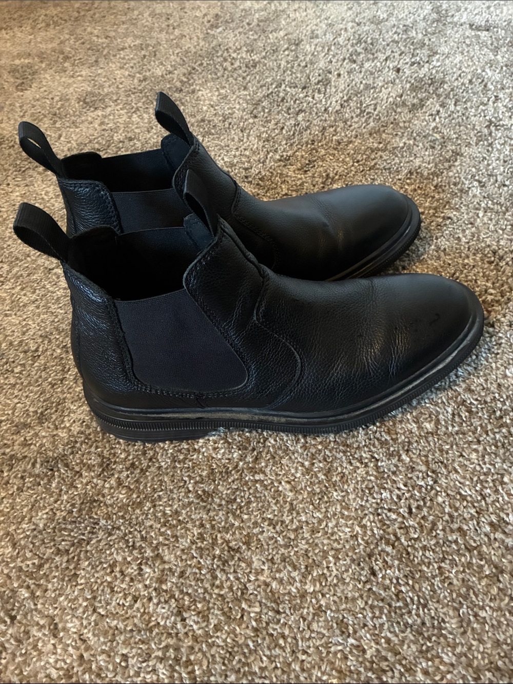 Clarks Black Leather Chelsea Boots - Picture 6 of 7